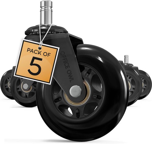 Pack office chair wheels - 5,