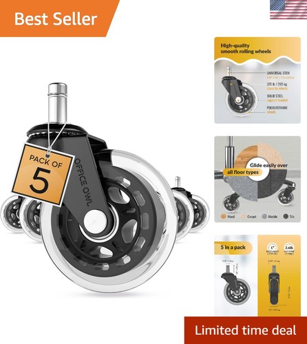 Pack office chair wheels - office,
